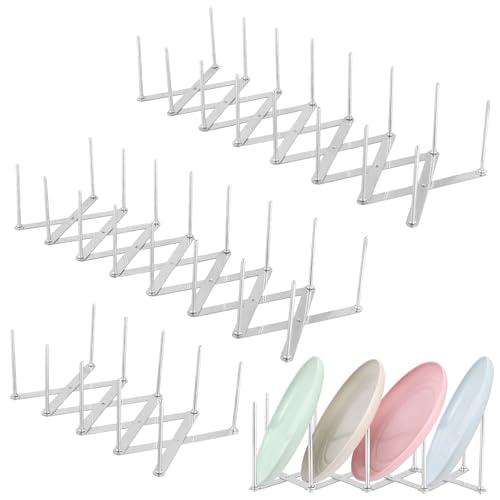 MUNGHOK 4 Stück Deckelhalter Edelstahl Rippchenhalter, 2 Größen Verstellbarer Topfdeckelhalter, Grill Spareribs Halter aus Edelstahl, Deckelhalter Aufbewahrung für Pfannen, Deckel, Geschirr MUNGHOK 4 Stück Deckelhalter Edelstahl Rippchenhalter, 2 Größen Verstellbarer Topfdeckelhalter, Grill Spareribs Halter aus Edelstahl, Deckelhalter Aufbewahrung für Pfannen, Deckel, Geschirr von MUNGHOK