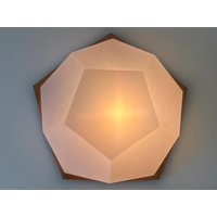 Large Rare Rudolf Steiner School Anthroposophical Ceiling Or Wall Fixture 1960S Large Rare Rudolf Steiner School Anthroposophical Ceiling Or Wall Fixture 1960S von MUNICHMODERN