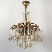 Seltener Und Imposanter Palwa Kronleuchter | Chandelier Deckenleuchte 6-Flammig 1960Er Jahre von MUNICHMODERN