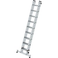 Proregal-sicherheit Made In Germany - Stufen-Schiebeleiter 2-teilig mit nivello®-Traverse 2x9 Stufen von PROREGAL - SICHERHEIT MADE IN GERMANY