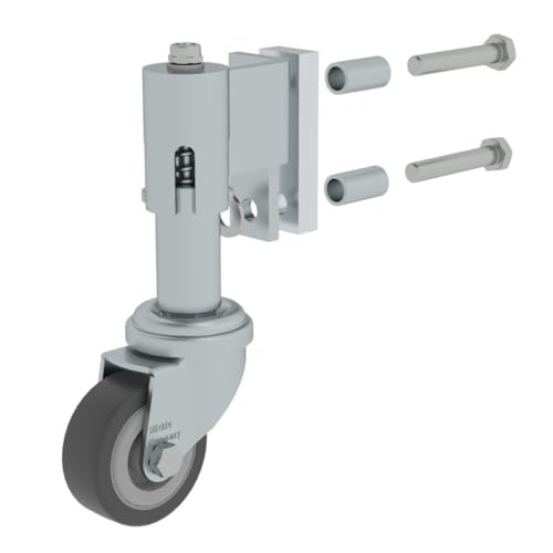 MUNK Günzburger Steigtechnik 19784 Federrolle für Stufenleiter Feder-Lenkrolle links 1St. von Günzburger Steigtechnik