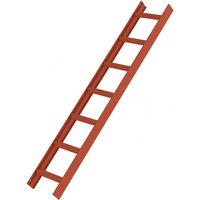 Munk - Aluminium Dachleiter 7 Sprossen rot von MUNK