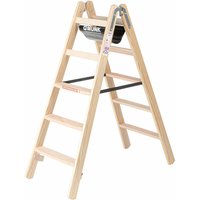 Munk - Holz Stufen-Stehleiter 2x5 Stufen von MUNK