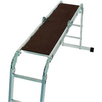 Steigtechnik Holzbelag für Vielzweckleitern 4tlg. mit nivello-Traverse für 031310 031312 - 030300 - Günzburger von GÜNZBURGER