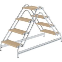 MUNK Aluminium-Arbeitspodest beidseitig begehbar Holz 2 x 4 Stufen MUNK Aluminium-Arbeitspodest beidseitig begehbar Holz 2 x 4 Stufen von MUNK