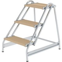 MUNK Aluminium-Arbeitspodest einseitig begehbar Holz 3 Stufen MUNK Aluminium-Arbeitspodest einseitig begehbar Holz 3 Stufen von MUNK