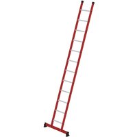 MUNK Kunststoff-Anlegeleiter GFK/Alu mit nivello®-Traverse 12 Sprossen von MUNK