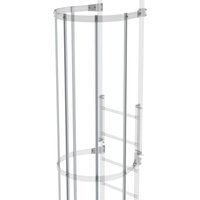 Munk - Günzburger Steigtechnik Rückenschutzstrebe 3 m lang Aluminium eloxiert - 061235 von MUNK