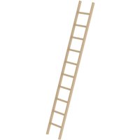 Munk Sprossen-Anlegeleiter Holz ohne Traverse 10 Sprossen von MUNK