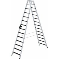Stehleiter beidseitig begehbar mit clip-step R13 2x14 Stufen - Munk von MUNK