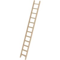 Munk Stufen-Anlegeleiter Holz ohne Traverse 12 Stufen von MUNK