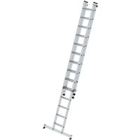 Stufen-Schiebeleiter mit nivello-Traverse 2-teilig 14+10 Stufen - Munk von MUNK
