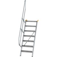 Munk Treppe 60° Stufenbreite 600 mm 7 Stufen Aluminium geriffelt Munk Treppe 60° Stufenbreite 600 mm 7 Stufen Aluminium geriffelt von MUNK