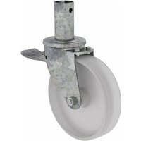 [NEUWERTIG] Munk Lenkrolle Bockrolle Feststellbremse Zapfen 200 Mm Industrie Rad B-Ware von MUNK