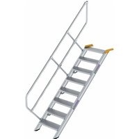 Treppe 45° inkl. einen Handlauf, 600mm Stufenbreite, 8 Stufen - Munk von MUNK