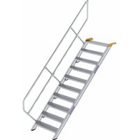 Treppe 45° inkl. einen Handlauf, 800mm Stufenbreite, 10 Stufen - Munk von MUNK