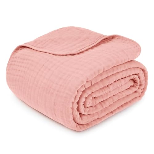 MUOOAY musselindecke musselin Decke 150 x 200 Summer Muslin Blanket Decke Klimadecke leicht sanft für Erwachsene als Kuscheldecke Bett Couchwurf MUOOAY musselindecke musselin Decke 150 x 200 Summer Muslin Blanket Decke Klimadecke leicht sanft für Erwachsene als Kuscheldecke Bett Couchwurf von MUOOAY