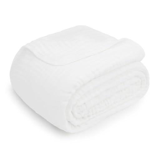 MUOOAY musselindecke musselin Decke 150 x 200 Summer Muslin Blanket Decke Klimadecke leicht sanft für Erwachsene als Kuscheldecke Bett Couchwurf MUOOAY musselindecke musselin Decke 150 x 200 Summer Muslin Blanket Decke Klimadecke leicht sanft für Erwachsene als Kuscheldecke Bett Couchwurf von MUOOAY