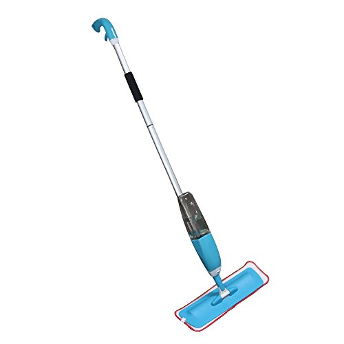 MUPAI Bodenwischer mit Sprühfunktion,Spray Mop multifunktionaler Bodenwischer mit integriertem Zerstäuber (Blau) von MUPAI