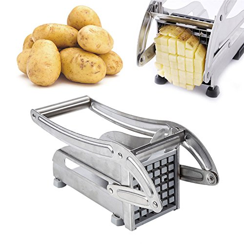 MUPAI Kartoffelschneider Pommesschneider Pommes Frites Stifter Edelstahl Schneider von MUPAI