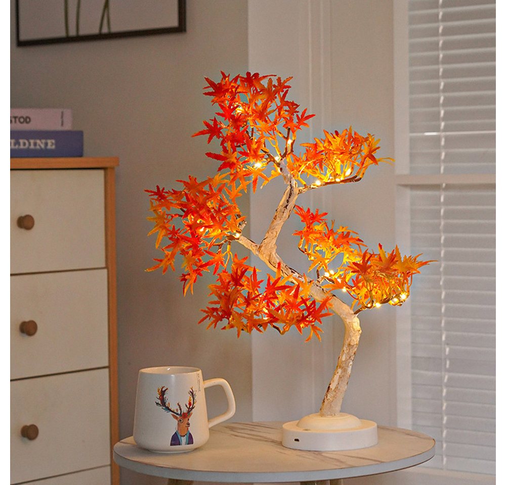 MUPOO LED Dekolicht LED Lichterbaum,Bonsai Tischleuchte,LED Kunstlicht Baumlampe, LED fest integriert, Weihnachtsdekoration,USB/Batterie,für Valentinstag Zuhause Festtage von MUPOO