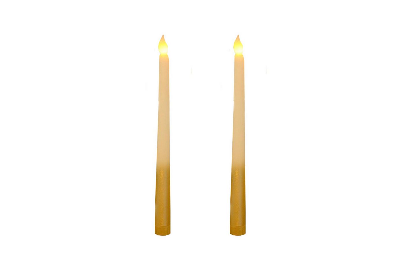 MUPOO LED-Kerze LED Flammen Flammenlose Batteriebetriebene 2er-Pack Elektrische Kerzen, LED Stabkerzen Tafelkerzen MUPOO LED-Kerze LED Flammen Flammenlose Batteriebetriebene 2er-Pack Elektrische Kerzen, LED Stabkerzen Tafelkerzen von MUPOO