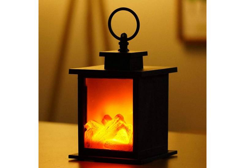MUPOO LED Laterne LED Kamin USB-/Batteriebetrieben LED Dekolicht 3D-Flammeneffekt, Kleine Laterne, LED fest integriert MUPOO LED Laterne LED Kamin USB-/Batteriebetrieben LED Dekolicht 3D-Flammeneffekt, Kleine Laterne, LED fest integriert von MUPOO
