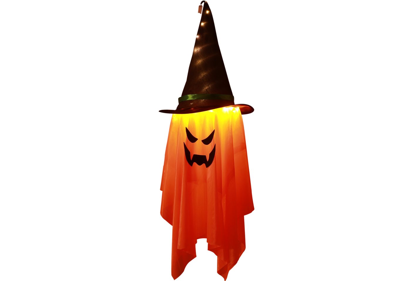 MUPOO LED-Lichterkette Halloween Dekorationen,LED-Geisterlampe, Geisterlicht, Halloween Hängender Geister,Hexenhüte,Batteriegespeist MUPOO LED-Lichterkette Halloween Dekorationen,LED-Geisterlampe, Geisterlicht, Halloween Hängender Geister,Hexenhüte,Batteriegespeist von MUPOO