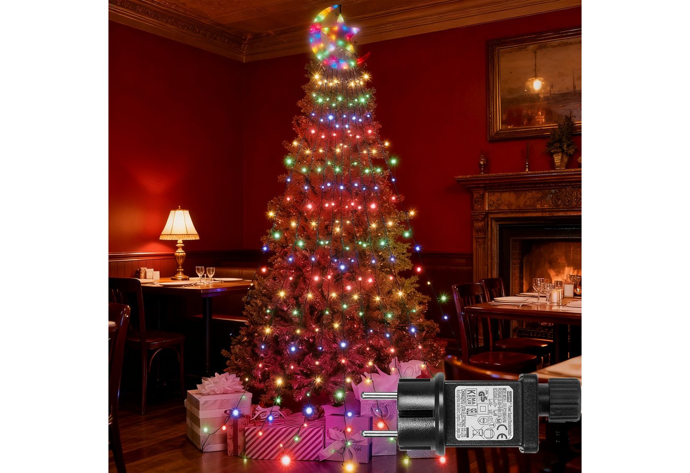 MUPOO LED-Lichterkette LED Lichterkette 350 LEDs Weihnachtsbeleuchtung Aussen, 8 Modi,Timer und Speicherfunktion, 31V Energiesparen MUPOO LED-Lichterkette LED Lichterkette 350 LEDs Weihnachtsbeleuchtung Aussen, 8 Modi,Timer und Speicherfunktion, 31V Energiesparen von MUPOO