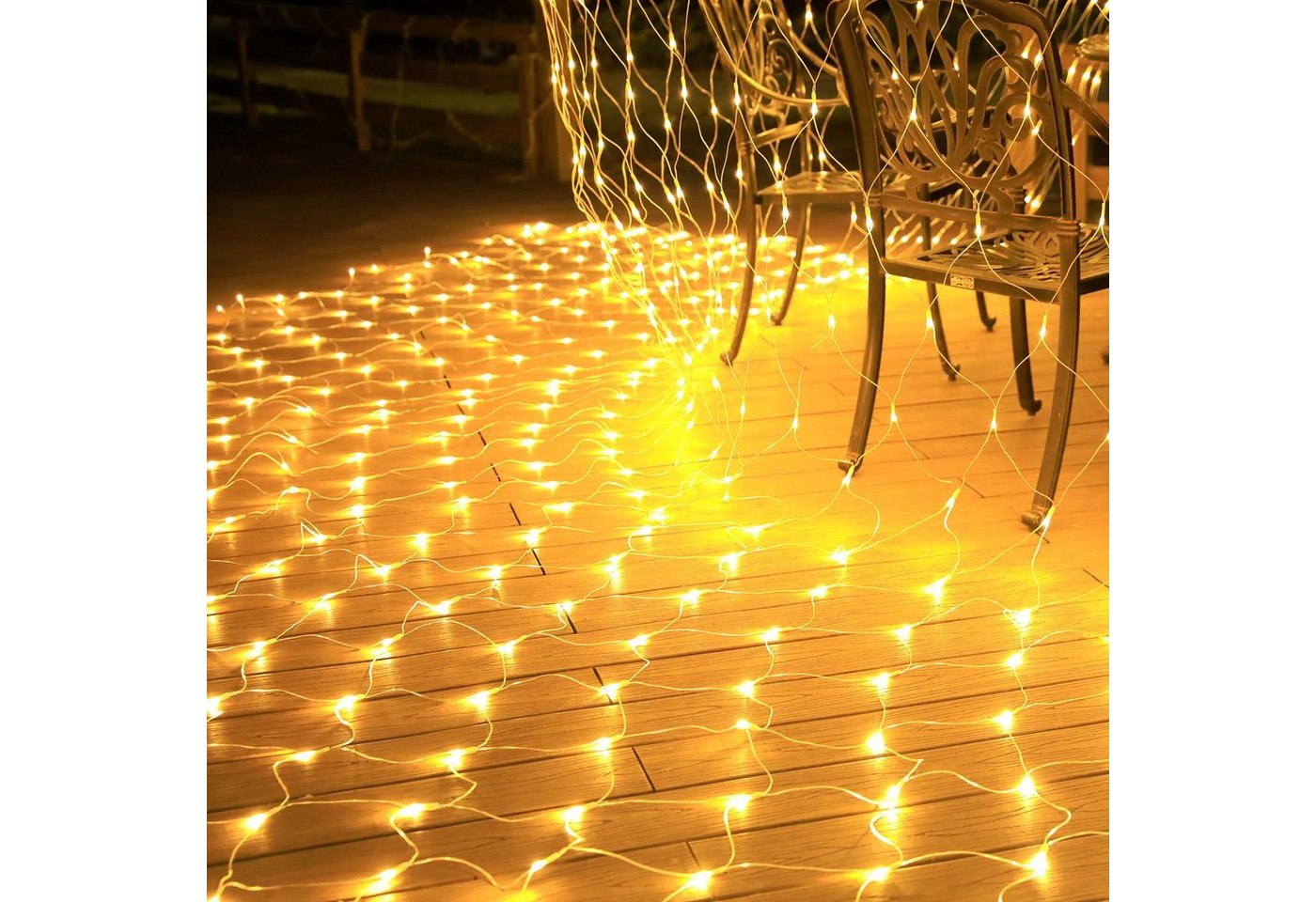 MUPOO LED-Lichternetz LED Lichternetz,Lichterkette Netz mit 8 Modi Fernbedienung Timer, 3-flammig, Deko Lichtketten Lichtervorhang mit Stecker für Zimmer Weihnachten MUPOO LED-Lichternetz LED Lichternetz,Lichterkette Netz mit 8 Modi Fernbedienung Timer, 3-flammig, Deko Lichtketten Lichtervorhang mit Stecker für Zimmer Weihnachten von MUPOO