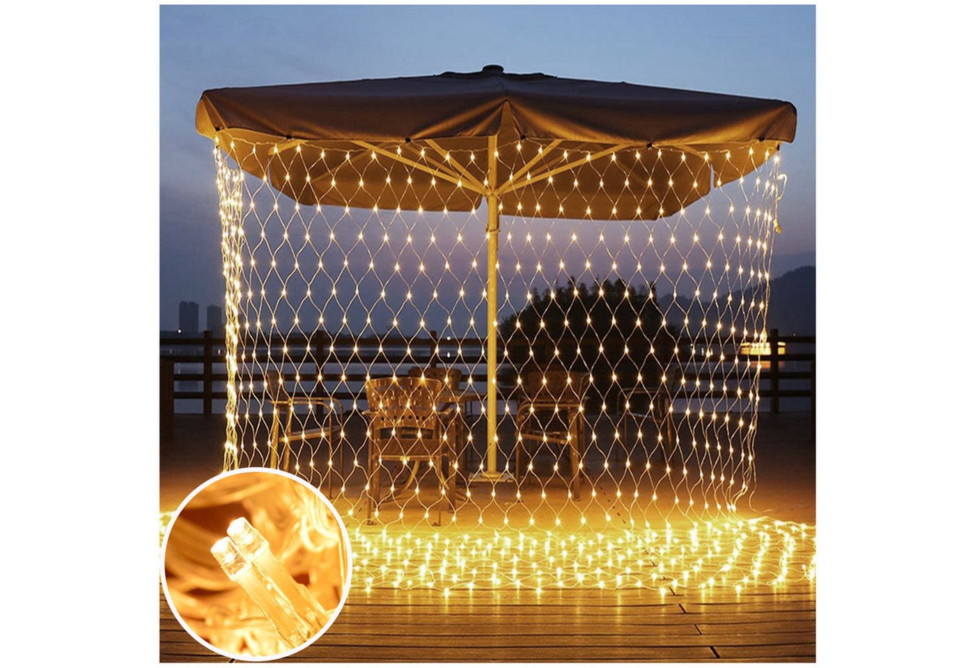 MUPOO LED-Lichternetz LED Lichternetz,Lichterkette Netz mit 8 Modi Fernbedienung Timer, Deko Lichtketten Lichtervorhang mit Stecker für Zimmer Weihnachten MUPOO LED-Lichternetz LED Lichternetz,Lichterkette Netz mit 8 Modi Fernbedienung Timer, Deko Lichtketten Lichtervorhang mit Stecker für Zimmer Weihnachten von MUPOO