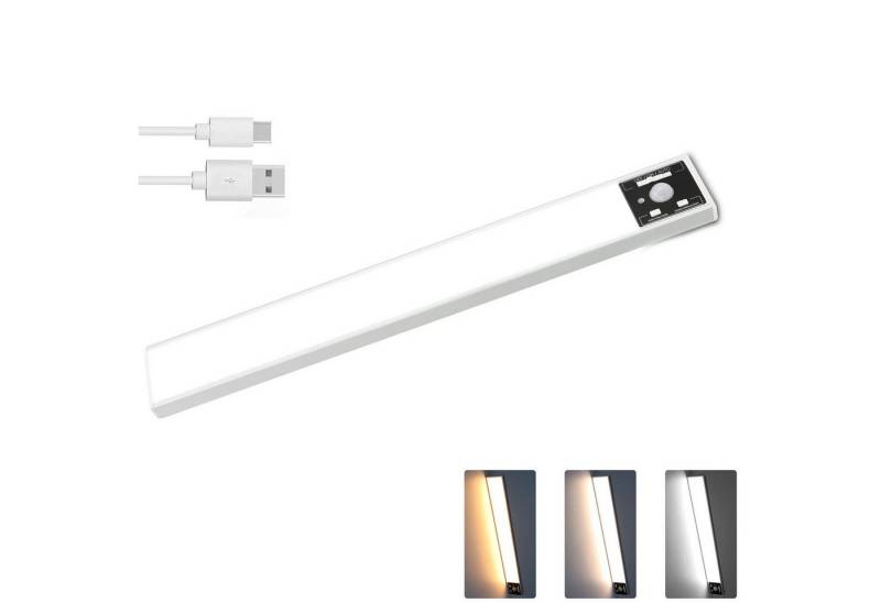 MUPOO LED Lichtleiste LED Nachtlicht LED Unterbauleuchte LED festintegriert 120/172 LED, 40 CM,Magnetisch,Kabellos, mit bewegungsmelder,Kaltweiß, Warmweiß, Naturweiß von MUPOO