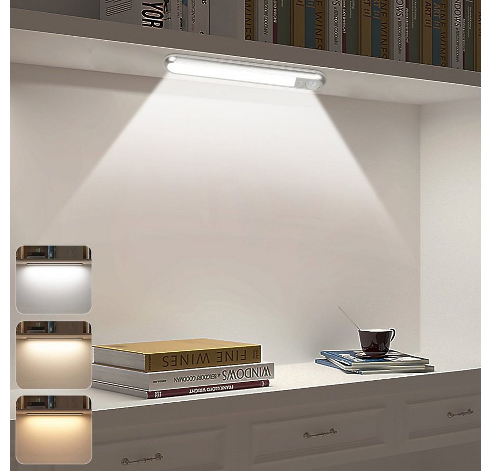 MUPOO LED Lichtleiste LED-Unterbauleuchte, Magnetisch, Wiederaufladbar, Bewegungsmelder, Dimmbar, Memory-Funktion Kaltweiß, Warmweiß, Naturweiß, für Unterbauleuchte Küche Schlafzimmer Kleiderschrank MUPOO LED Lichtleiste LED-Unterbauleuchte, Magnetisch, Wiederaufladbar, Bewegungsmelder, Dimmbar, Memory-Funktion Kaltweiß, Warmweiß, Naturweiß, für Unterbauleuchte Küche Schlafzimmer Kleiderschrank von MUPOO