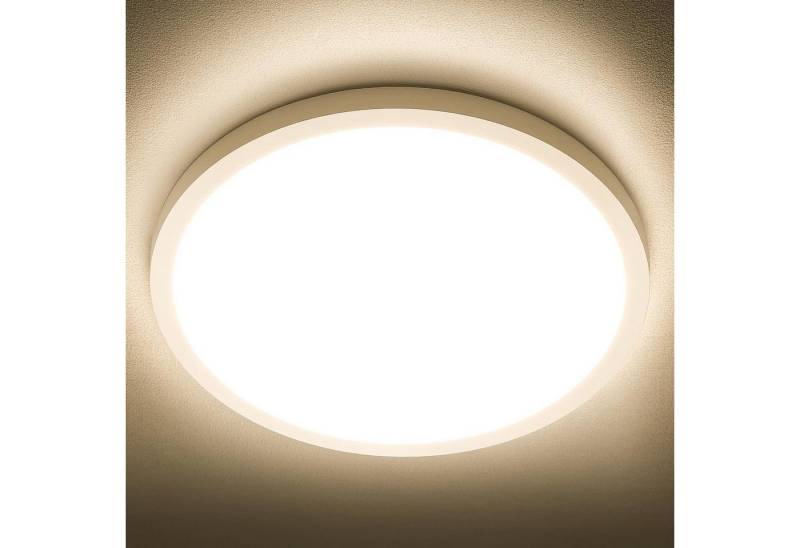 MUPOO LED Pendelleuchte LED Deckenlampe,36W Ultradünne 18mm,LED Deckenleuchte, 37cm, 36W, Warmweiß, LED fest integriert, 3 Farbtemperaturen von MUPOO