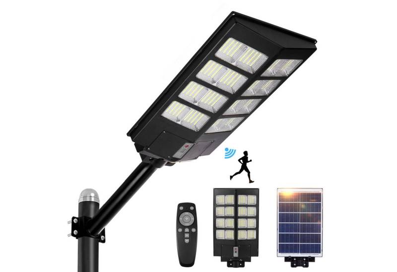 MUPOO LED Solarleuchte LED Solarlampen mit Bewegungsmelder,LED Solarleuchte für Außen, Mittlere Größe-60000lm, LED fest integriert von MUPOO