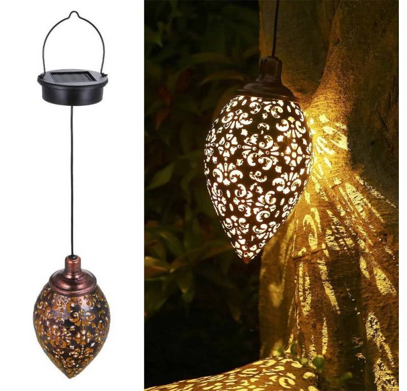 MUPOO LED Solarleuchte LED Solarleuchte LED Solarlampen für Außen Hängend, LED Gartenleuchte von MUPOO