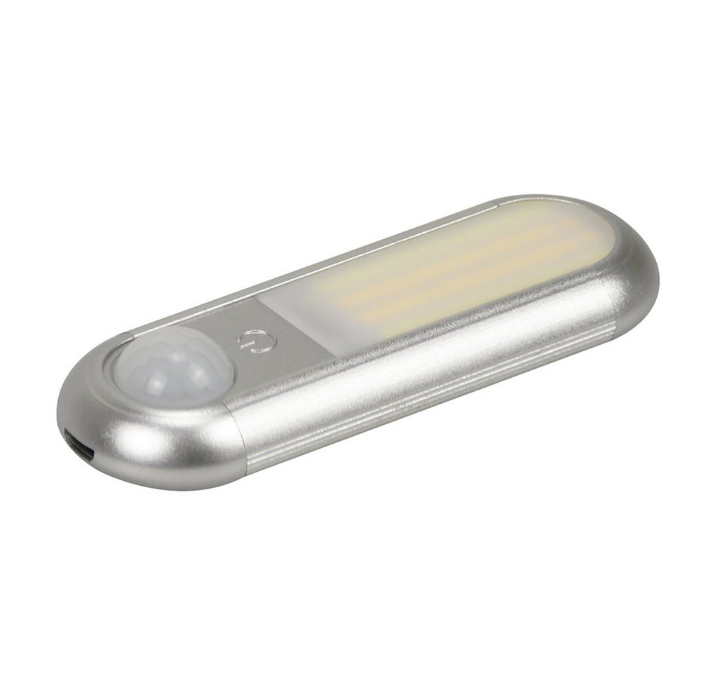 MUPOO LED Unterbauleuchte LED-Schrankleuchte dimmbar, LED-Nachtleuchten Bewegungsmelder, 3 Licht Farbe (10cm/3.9in), Wiederaufladbar von MUPOO