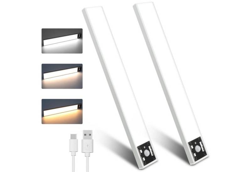 MUPOO LED Unterbauleuchte LED Unterbauleuchte 20/30/40cm LED Nachtlicht, 3 Farbtemperatur, 3 Farbtemperatur, LED Bewegungssensor Licht Innen von MUPOO