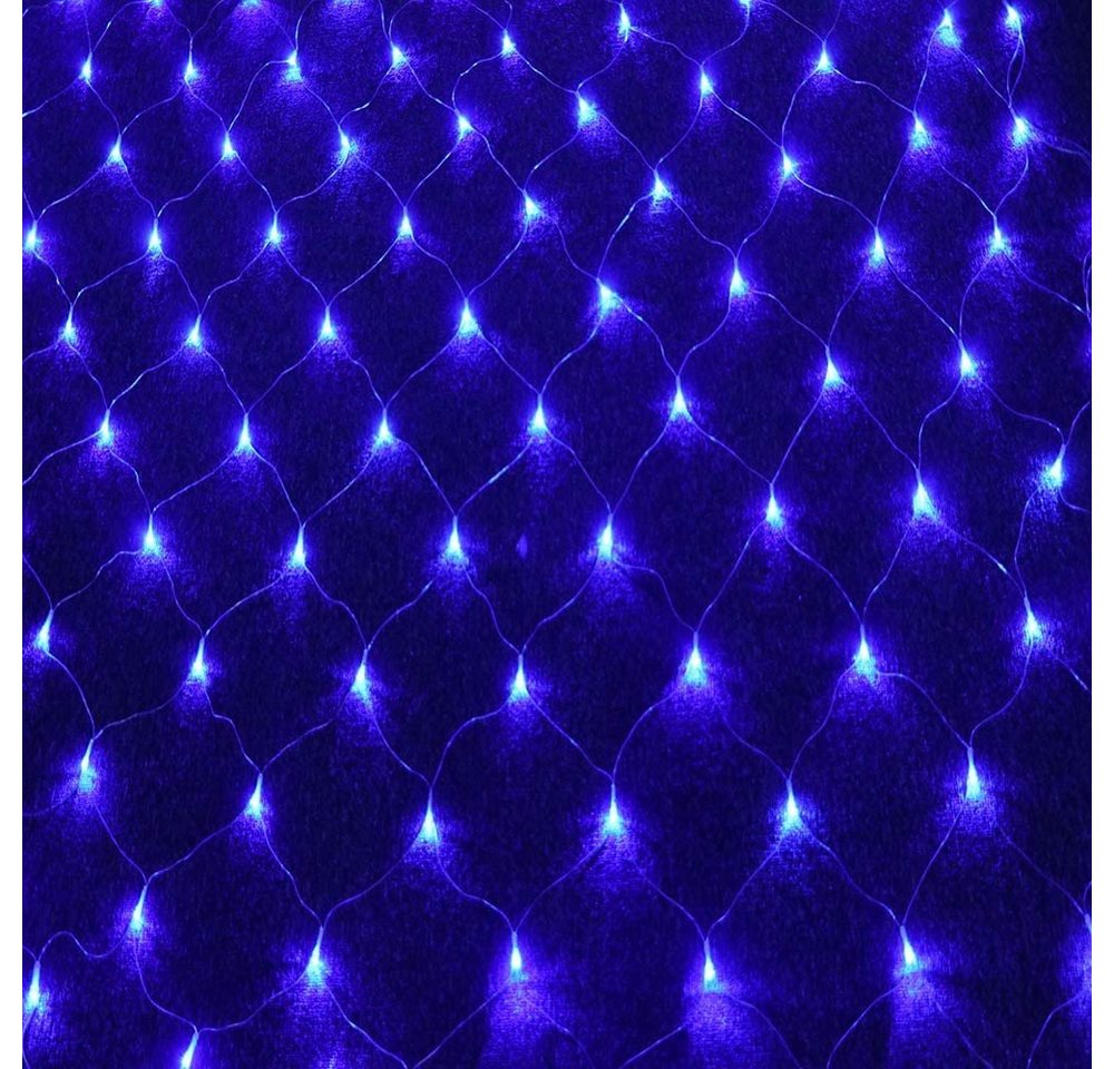 MUPOO Lichterkette LED-Lichtnetz 96/144/200/320/880LEDs LED-Lichterkette 8Modi 220V, LED-Lichtervorhang 1.5X1.5/2X2/3X2/6x4M LED-Netzlicht Wasser von MUPOO