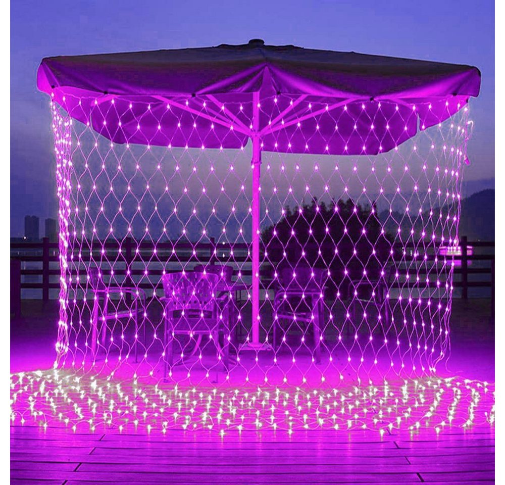 MUPOO Lichterkette LED-Lichtnetz 96/144/200/320/880LEDs LED-Lichterkette 8Modi 220V, LED-Lichtervorhang 1.5X1.5/2X2/3X2/6x4M LED-Netzlicht Wasser MUPOO Lichterkette LED-Lichtnetz 96/144/200/320/880LEDs LED-Lichterkette 8Modi 220V, LED-Lichtervorhang 1.5X1.5/2X2/3X2/6x4M LED-Netzlicht Wasser von MUPOO