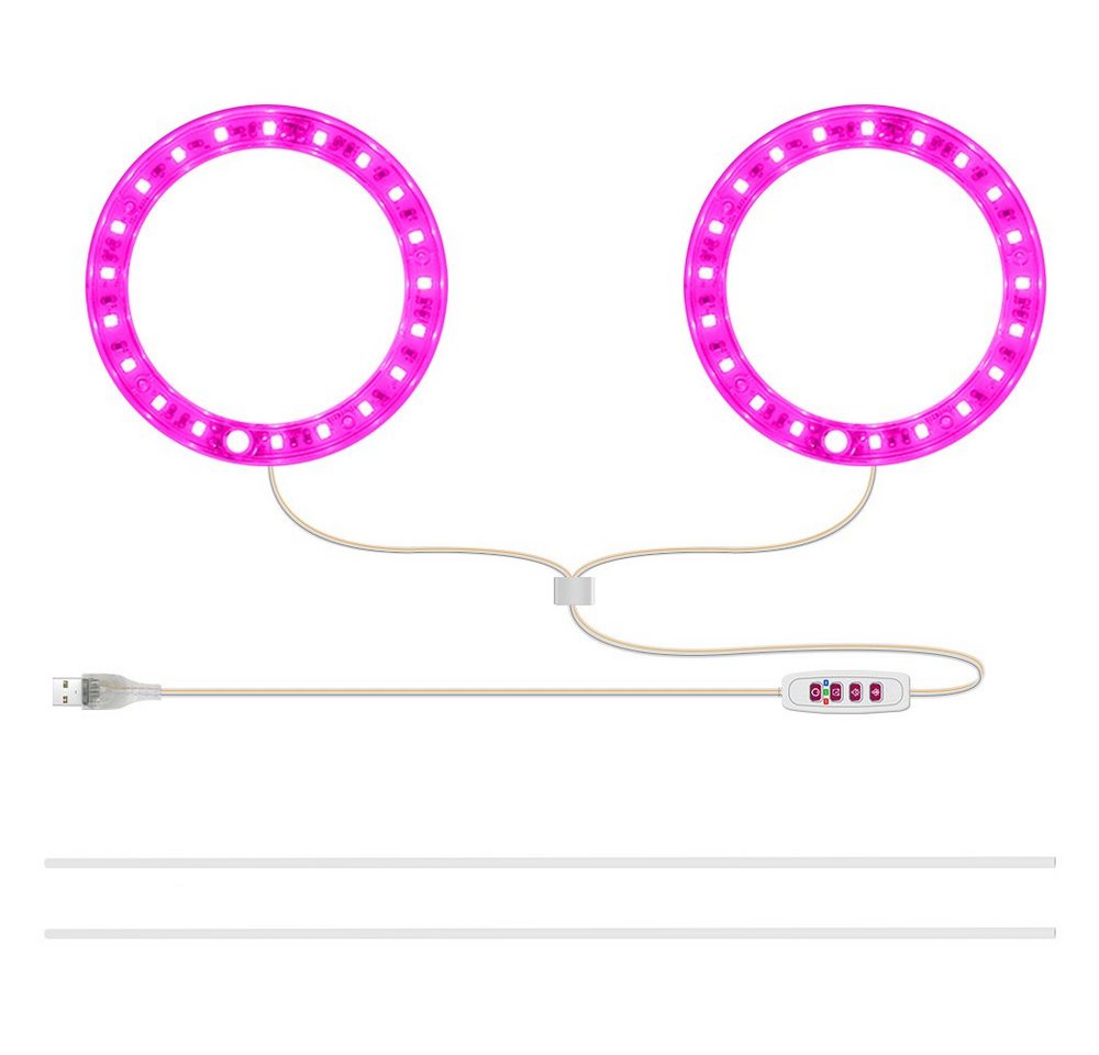 MUPOO Pflanzenlampe LED Pflanzenlampe, Timer Pflanzenlicht, 20-80 LEDs Pflanzenleuchte MUPOO Pflanzenlampe LED Pflanzenlampe, Timer Pflanzenlicht, 20-80 LEDs Pflanzenleuchte von MUPOO