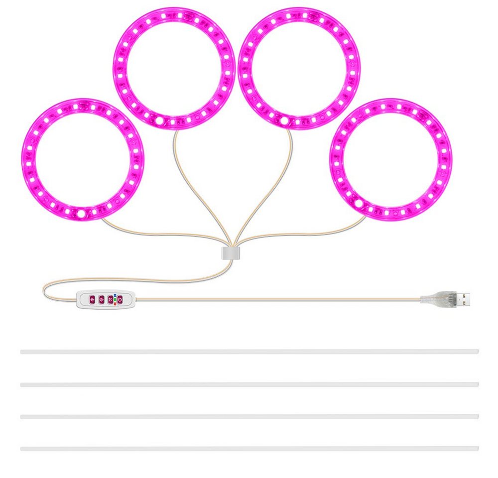 MUPOO Pflanzenlampe LED Pflanzenlampe, Timer Pflanzenlicht, 20-80 LEDs Pflanzenleuchte MUPOO Pflanzenlampe LED Pflanzenlampe, Timer Pflanzenlicht, 20-80 LEDs Pflanzenleuchte von MUPOO