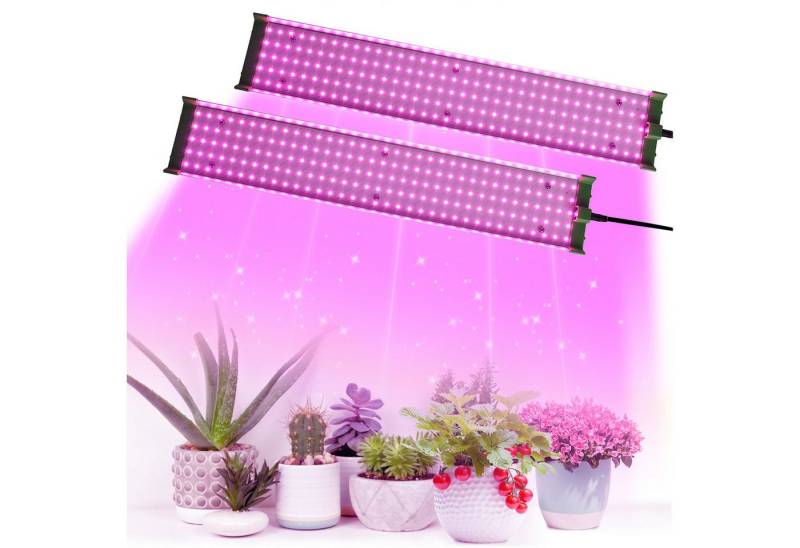 MUPOO Pflanzenlampe  LED Pflanzenlampe Vollspektrum,LED-Wachstumslicht dimmbar, Hohe Helligkeit Pflanzenlicht für Gewächshaus Hydroponik Pflanze von MUPOO