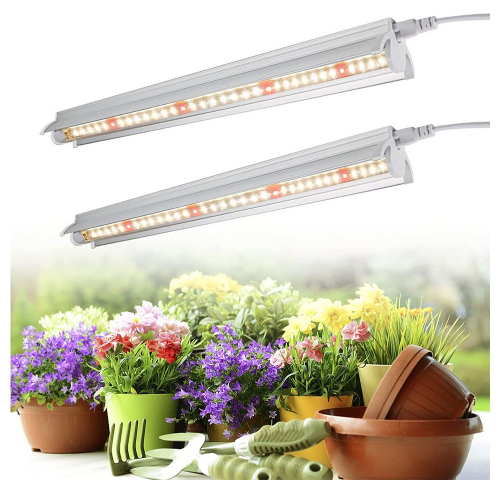 MUPOO Pflanzenlampe Pflanzenlampe,10W Weiß Vollspektrum Pflanzenlicht Hängend, für Indoor Pflanzenanbau von MUPOO