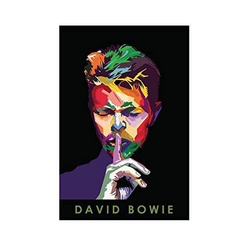 MURABE David Bowie 4 Leinwandposter Schlafzimmer Dekor Sport Landschaft Büro Zimmer Dekor Geschenk ungerahmt 60 x 90 cm von MURABE