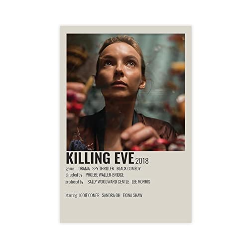 MURABE Leinwandposter "Killing Eve", Schlafzimmer, Dekoration, Sport, Landschaft, Büro, Raumdekoration, Geschenk, ungerahmt, 40 x 60 cm von MURABE