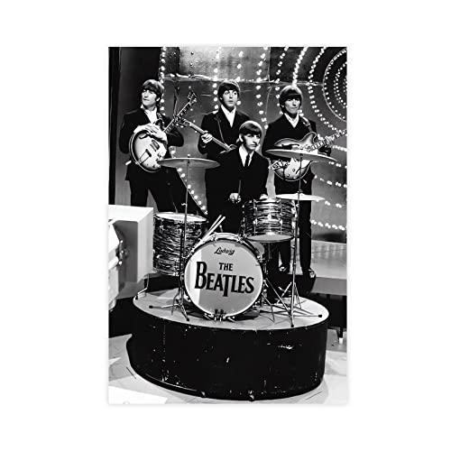 MURABE The Beatles klassisches Leinwand-Poster, Schlafzimmer, Dekoration, Sport, Landschaft, Büro, Raumdekoration, Geschenk, ungerahmt, 30 x 45 cm von MURABE