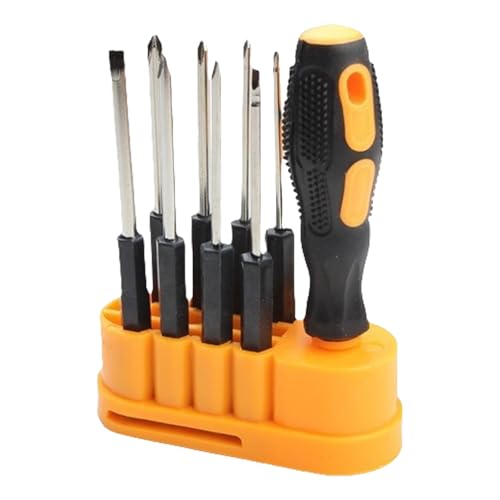 8-teiliger Schraubendreher mit ergonomischem Griff für bequemen Griff, hochfester Stahl, Rostbeständigkeit, Elektronik-Wartungsschraubendreher 8-teiliger Schraubendreher mit ergonomischem Griff für bequemen Griff, hochfester Stahl, Rostbeständigkeit, Elektronik-Wartungsschraubendreher von MURYE