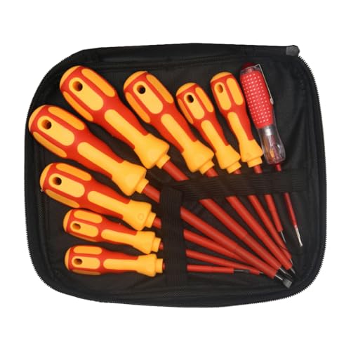 9-in-1 Isoliertes Schraubendreher-Set für Reparaturen zu Hause und Bastelprojekte mit stabilem Stahl isoliertem Schraubendreher-Werkzeug 9-in-1 Isoliertes Schraubendreher-Set für Reparaturen zu Hause und Bastelprojekte mit stabilem Stahl isoliertem Schraubendreher-Werkzeug von MURYE