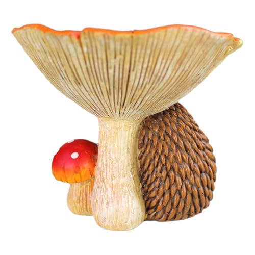 Igel Pilze Harze Figur Vogelfutterspender Tierstatue Dekorative Outdoor Gartenskulptur Terrassen Rasen Ornament Outdoor Skulptur Igel Pilze Harze Figur Vogelfutterspender Tierstatue Dekorative Outdoor Gartenskulptur Terrassen Rasen Ornament Outdoor Skulptur von MURYE